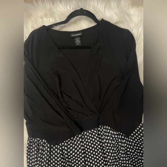 Lane Bryant Polka Dot Dress - Picture 2 of 3